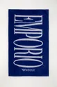 modrá Bavlnený uterák Emporio Armani Underwear Unisex