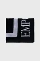 Βαμβακερή πετσέτα EA7 Emporio Armani μαύρο