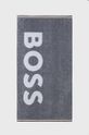 šedá Bavlněný ručník Boss Unisex