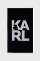 czarny Karl Lagerfeld ręcznik bawełniany KL22TW01 Unisex