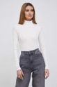 biela Calvin Klein - Tričko s dlhým rukávom Dámsky