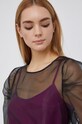 Dkny Bluzka P1JA7L15 czarny P1JA7L15