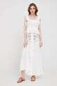 Pepe Jeans felső Nora PL304248.803 fehér SS22