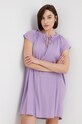 Pamučna haljina United Colors of Benetton 4D37DV020.64Y ljubičasta SS22