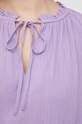 Pamučna haljina United Colors of Benetton 4D37DV020.64Y ljubičasta