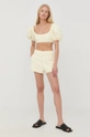 For Love & Lemons top sárga