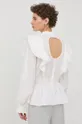 білий Бавовняна блузка Bruuns Bazaar