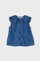 μωβ Mayoral - Παιδικό βαμβακερό πουκάμισο Για κορίτσια