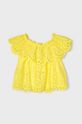 galben Mayoral bluza de bumbac pentru copii De fete