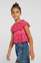 ροζ Παιδική βαμβακερή μπλούζα Mayoral Για κορίτσια