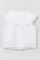 Παιδική βαμβακερή μπλούζα OVS λευκό