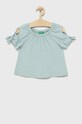 Παιδικό μπλουζάκι United Colors of Benetton casual τιρκουάζ 3EQZC102R.G