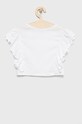 United Colors of Benetton bluza copii 3F4JCH001.G alb SS22