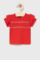 czerwony Birba&Trybeyond t-shirt dziecięcy Dziewczęcy