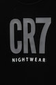 CR7 Cristiano Ronaldo set de pijama de bumbac pentru copii negru 8770.42.913