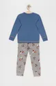 United Colors of Benetton - Παιδικές βαμβακερές πιτζάμες x Disney μπλε