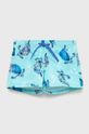 morská modrá Detské plavkové šortky United Colors of Benetton Chlapčenský