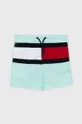 бірюзовий Дитячі шорти для плавання Tommy Hilfiger Для хлопчиків