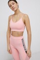 Guess - Biustonosz sportowy różowy V2RP11.MC03W