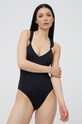 Vero Moda jednoczęściowy strój kąpielowy Melodi bez fiszbinów czarny 10259753.Black