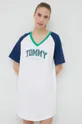 λευκό Βαμβακερή πιτζάμα μπλουζάκι Tommy Hilfiger Γυναικεία