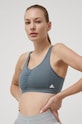 Αθλητικό σουτιέν adidas Performance Coressentials χωρίς μεταλλικές μπανέλες μπλε HD7686