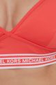 ostrá červená Plavková podprsenka MICHAEL Michael Kors
