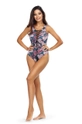 multicolore Lorin costume da bagno Donna