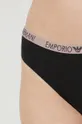 čierna Tangá Emporio Armani Underwear