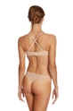 Wolford tanga Tulle Flock bézs