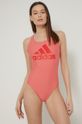 ostry różowy adidas Performance strój kąpielowy Big Logo HE3034 Damski