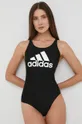 czarny adidas Performance strój kąpielowy Big Logo GM3909 Damski