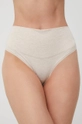 beżowy Spanx stringi modelujące Cotton Control Damski