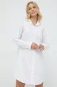 λευκό Βαμβακερό νυχτικό Lauren Ralph Lauren Γυναικεία