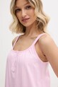 Бавовняна нічна сорочка Lauren Ralph Lauren рожевий I812702