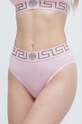 Трусы Versace гладкий розовый AUD01050