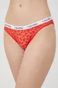 czerwony Calvin Klein Underwear figi (3-pack) Damski