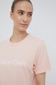 Calvin Klein Underwear t-shirt piżamowy bawełniany pomarańczowy 000QS6105E.PPYY