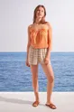women'secret pizsama felső Capri narancssárga