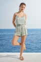 πράσινο Πιτζάμα women'secret Summer Satin Γυναικεία