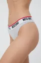 Moschino Underwear stringi (2-pack) szary