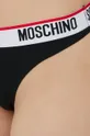 čierna Tangá Moschino Underwear
