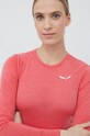 Salewa longsleeve funkcyjny Zebru Fresh pomarańczowy 00.0000028348