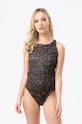 Hype jednoczęściowy strój kąpielowy miękka brązowy ZVLR.574