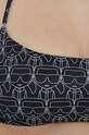 Bikini top Karl Lagerfeld μαύρο KL22WTP14