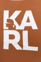 коричневий Суцільний купальник Karl Lagerfeld