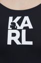 czarny Karl Lagerfeld jednoczęściowy strój kąpielowy KL22WOP01