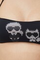Karl Lagerfeld sutien de baie KL22WTP04 negru