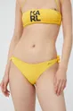 żółty Karl Lagerfeld figi kąpielowe KL22WBT02 Damski