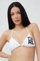 bianco Karl Lagerfeld top bikini Donna